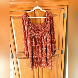 Altar'd State Skylar Floral Mini Dress